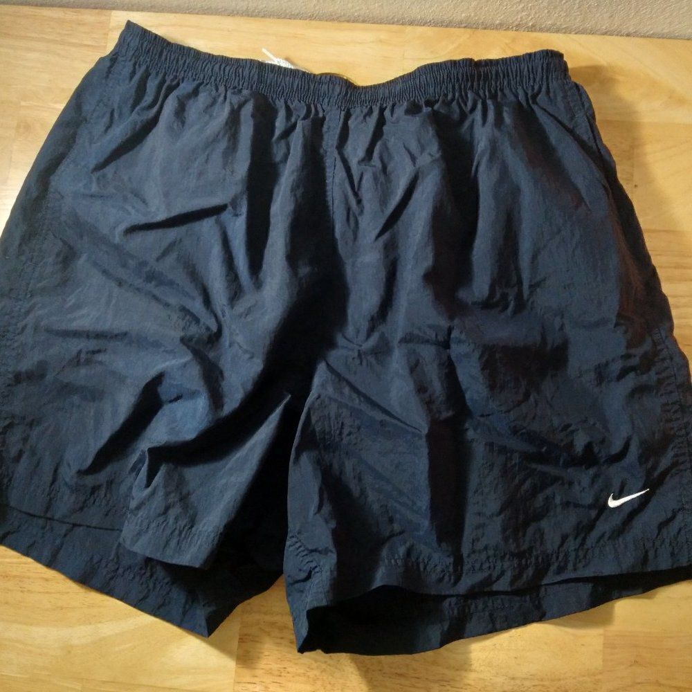 Vintage Nike Small Swoosh Logo Wind Shorts Joggers Trainers